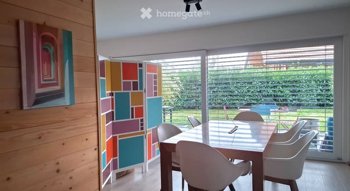 Rent a 4 ½ rooms apartment in Hauteville